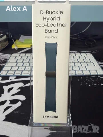 D-Buckle Hybrid Eco-Leather каишка за Samsung - Indigo