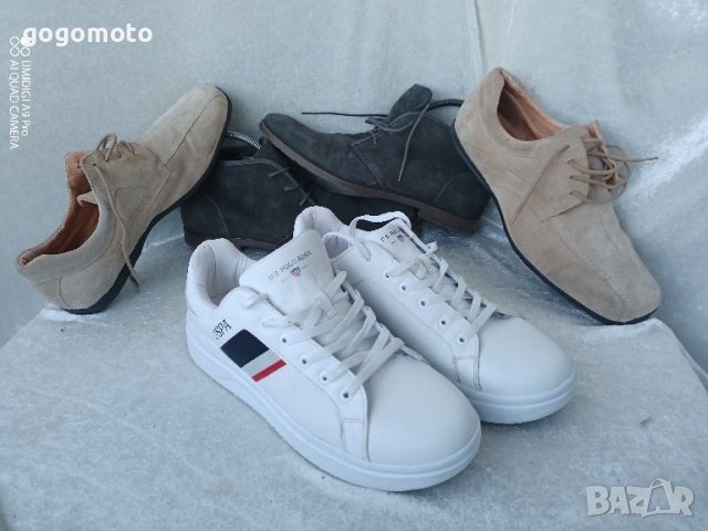 Кецове Като нови мъжки бели, спортни обувки U.S. Polo Assn®, 44 - 45, снимка 9 - Кецове - 44450796