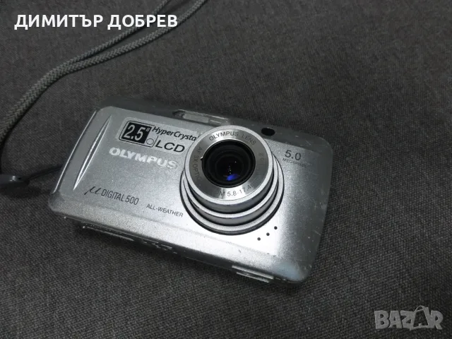 ЦИФРОВ ФОТОАПАРАТ OLYMPUS MJU DIGITAL 500 5.0MP CCD DIGITAL CAMERA Y2K DIGICAM, снимка 5 - Фотоапарати - 55726074