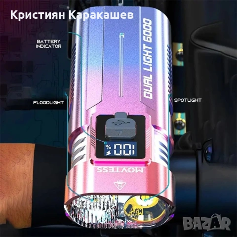 Фенер за велосипед, снимка 2 - Аксесоари за велосипеди - 54276457