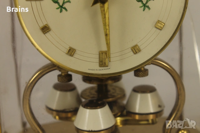 SCHATZ 400 Дневен Немски Механичен Часовник 1950's, снимка 4 - Антикварни и старинни предмети - 53302794