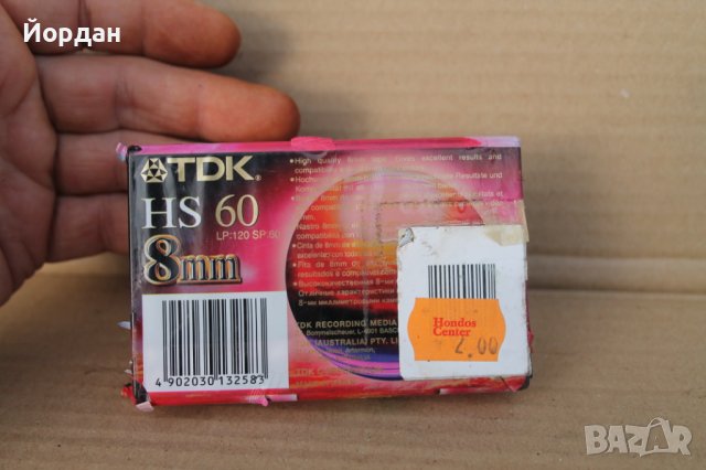 Касета за камера ''TDK HS 60 '' 8 пинач, снимка 4 - Колекции - 42704704