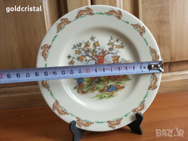 Английски порцелан чиния детски мотиви , снимка 4 - Антикварни и старинни предмети - 37956271