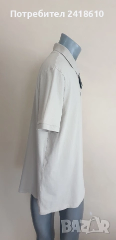Hugo Boss Passerzip Pique Pima Cotton Slim Fit Mens Size 2XL НОВО! ОРИГИНАЛ Мъжка Тениска!, снимка 2 - Тениски - 53918058