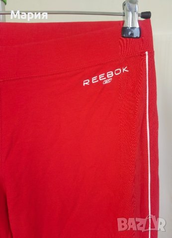38 С Оригинален Reebok Дамски Спортен Клин Панталлн Широк Червен Памук и Еластан, снимка 3 - Спортни екипи - 39700273