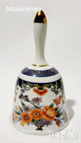 Японска порцеланова камбанка Eiwa Kinsei 栄和謹製, в стил Imari. , снимка 2 - Колекции - 49188680