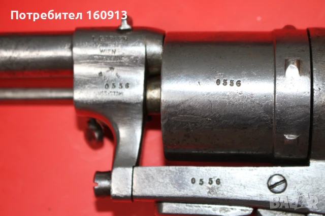 Оригинален дългоцевен револвер Гасер Gasser M1870 Виена., снимка 8 - Антикварни и старинни предмети - 51142067