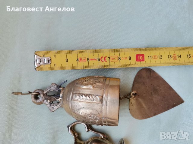Бронзови камбанки, снимка 5 - Антикварни и старинни предмети - 38109450