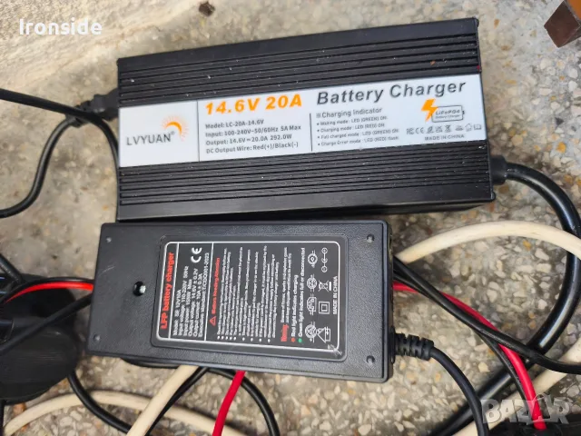 Зарядно само за lifepo4 батерии 12v 20A