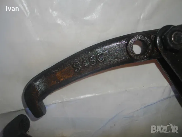 Немска СТАРО КАЧЕСТВО ТРИРАМЕННА СКОБА ЗА ВАДЕНЕ НА ЛАГЕРИ S45C 100, снимка 12 - Други инструменти - 47506929