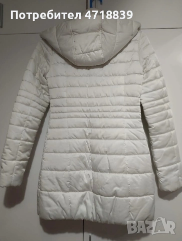 Бяло,зимно яке ХС, снимка 3 - Якета - 53294861