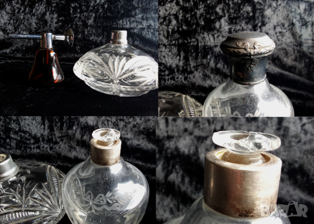 Стари Френски бутилки - Флакони от парфюм, снимка 4 - Други ценни предмети - 44688474
