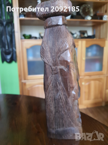 Дървена склуптура, снимка 2 - Антикварни и старинни предмети - 36494869