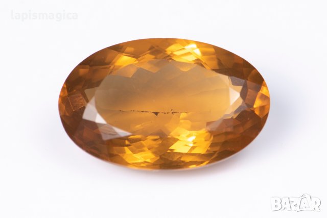 Голям цитрин 21.11ct овална шлифовка