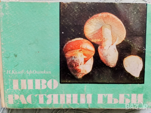 Книга,,Диворастящи гъби,,1974г.Н.Колев,Аф.Охапкин.Твърди корици.