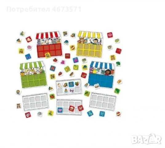 Настолна игра, Хайде на пазар, снимка 2 - Образователни игри - 53003022