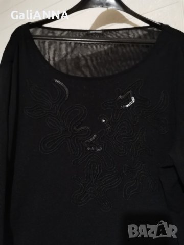 ОРИГИНАЛНА БЛУЗА GERRY WEBER С ПАЕТИ 2XL-3XL, снимка 2 - Туники - 40056684