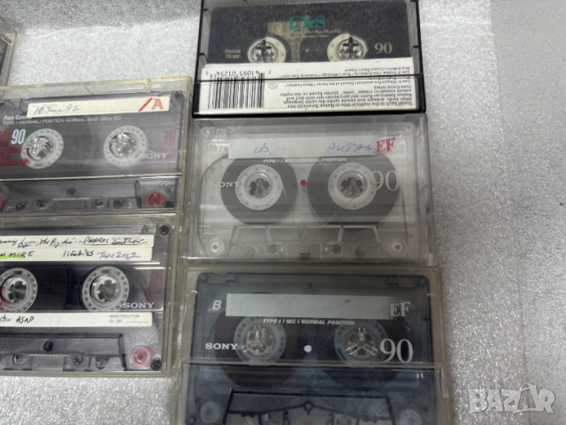 Аудио Касети SONY 60 мин. и 90 мин. /8 броя за 24,00 лв./, снимка 3 - Аудио касети - 52614733