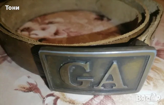 Мъжки Колан Изцяло от Естествена Кожа като Нов 115см., снимка 4 - Колани - 50689802