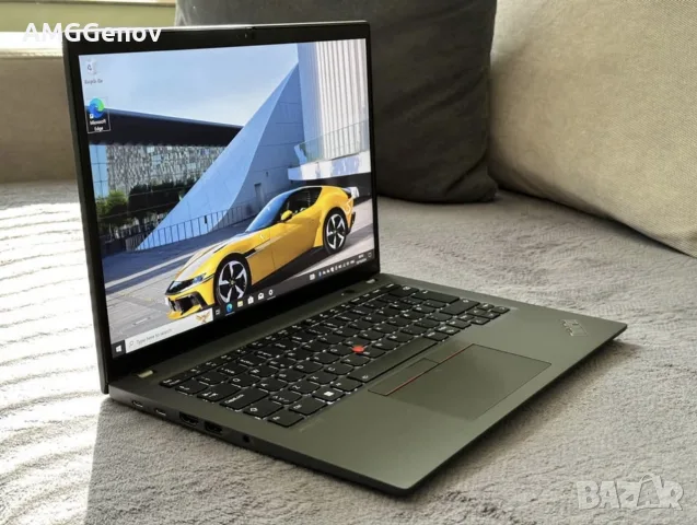 14'FHD+ IPS Ryzen 7 Pro-6850u Thinkpad T14s Gen 3 16GB LPDDR5 256GB SSD Nvme, снимка 4 - Лаптопи за работа - 56165518