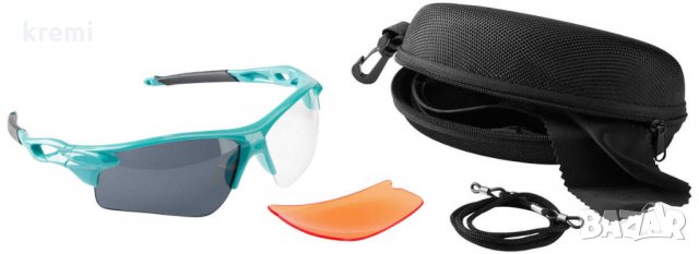 НОВИ! Спортни очила с 3 броя сменяеми стъкла и аксесоари UV400, снимка 3 - Спортна екипировка - 29663208