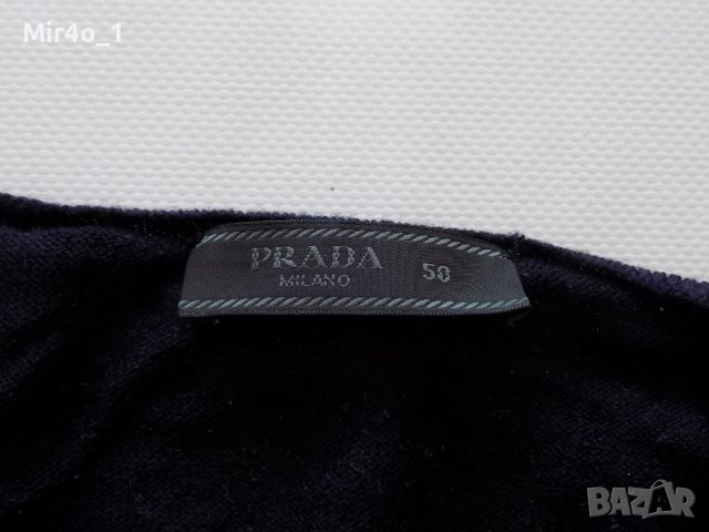 пуловер prada milano wool блуза фанела мъжки дамски вълнен оригинал S, снимка 4 - Пуловери - 42664981