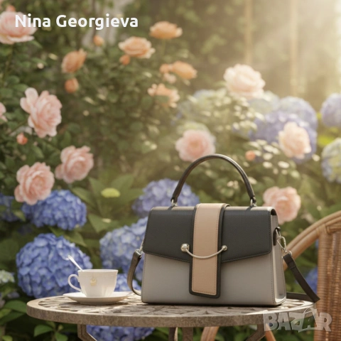 Елегантна дамска чанта в 7 цвята - компактна и стилна за всеки повод, снимка 8 - Чанти - 53276132