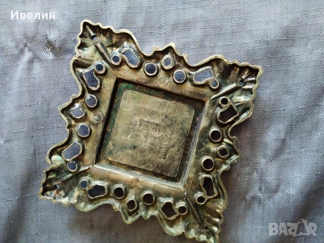 стара метална апликация , снимка 3 - Антикварни и старинни предмети - 29598827
