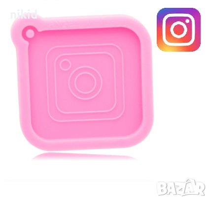 Инстаграм Instagram лого силиконов молд форма фондан шоколад смола гипс украса декор