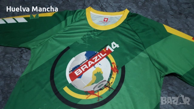 Фланелка Engelbart Strauss × Brazil WM 2014, снимка 3 - Фен артикули - 54033333