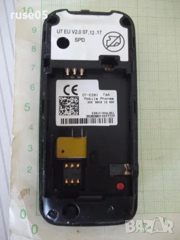 GSM "Alcatel OT-E201" работещ, снимка 7 - Alcatel - 56082605