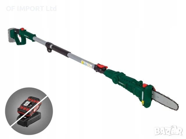 Aкумулаторна Градинска Телескопична Резачка PARKSIDE PAHE 20-Li D4, снимка 3 - Градинска техника - 50952433