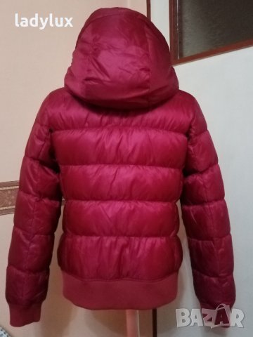 UNI QLO, с Гъши Пух, Оригинално Яке с Качулка. Код 1432, снимка 7 - Якета - 35213197