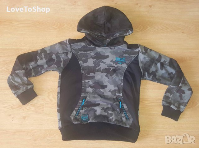 Everlast H&M hm хм блуза с качулка суитчер суитчър 140 см, снимка 2 - Детски анцузи и суичери - 35612443