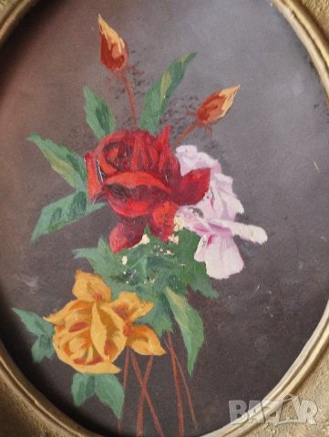 Стара картина-цветя