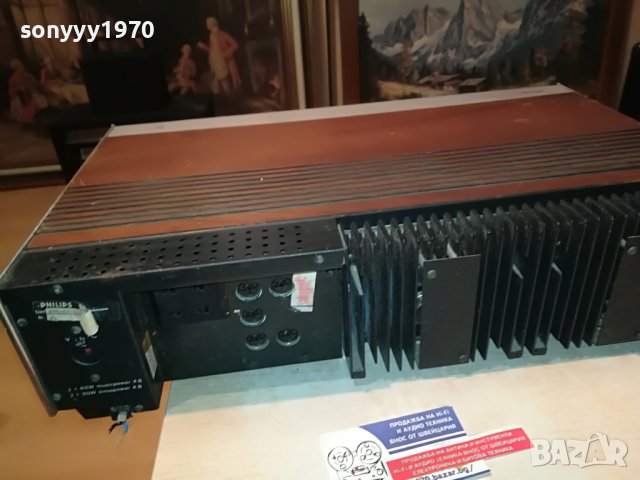 PHILIPS 521 STEREO AMPLIFIER-MADE IN HOLLAND 2803230918, снимка 10 - Ресийвъри, усилватели, смесителни пултове - 40162159