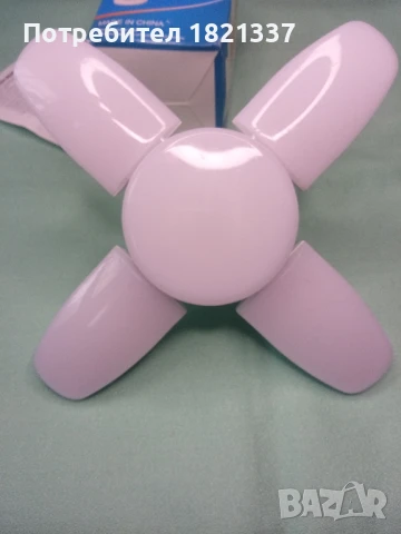 Led лампа с подвижни перки, снимка 4 - Лед осветление - 50530347