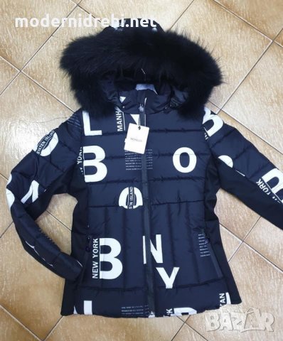 Дамско яке с естествена лисица Moncler код 23, снимка 1 - Якета - 34907957