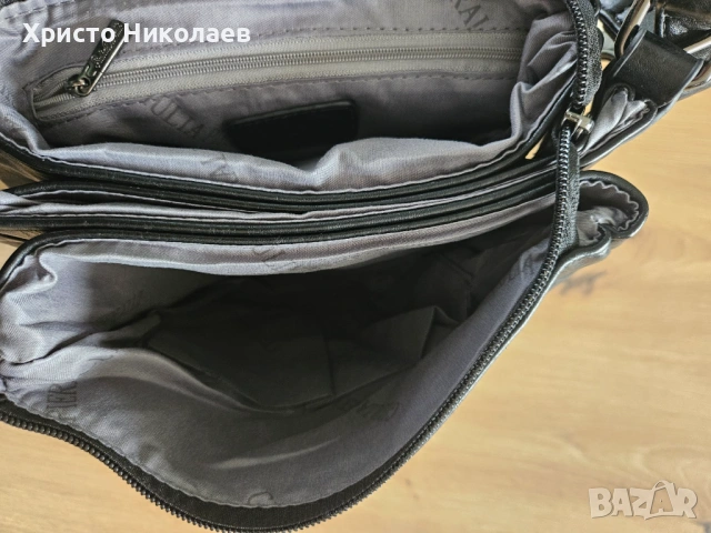 Мъжка кожена чанта Giulia Pieralli, снимка 4 - Чанти - 54283818