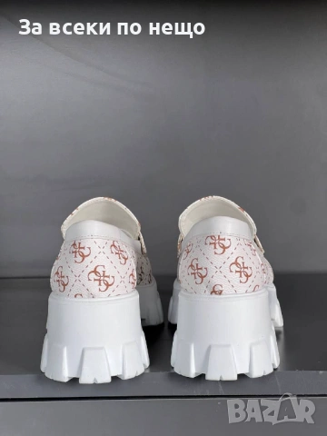 Guess Дамски Бели Ежедневни Обувки Гес Код E1169, снимка 4 - Дамски ежедневни обувки - 53226826
