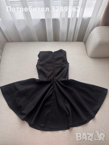 Черна рокля DP MODA, снимка 2 - Рокли - 54022788