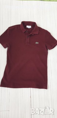 Lacoste Pique Cotton Slim Fit Mens Size 2 - XS - ОРИГИНАЛНА Тениска!, снимка 10 - Тениски - 50473504