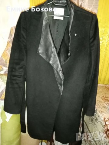 Черно палто MANGO SUIT  