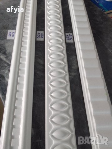 Плоски (лентови) декоративни профили от стиропор