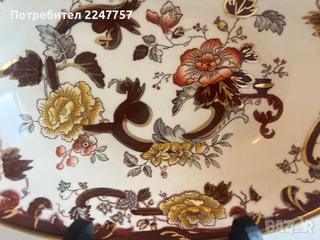 Купа порцелан Masons Brown Velvet, снимка 3 - Антикварни и старинни предмети - 54004372