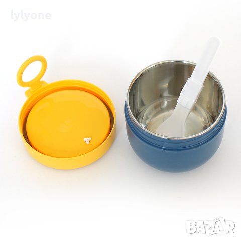 Нова Термо Купа * Чаша Кутия за течна и твърда храна * за училище * за офиса * Метал Стомана * 500мл, снимка 3 - Кутии за храна - 42065448