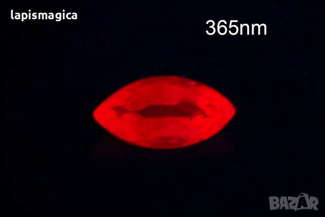 Виолетов сапфир 0.30ct VS нетретиран маркиз шлифовка, снимка 1 - Други - 42115470