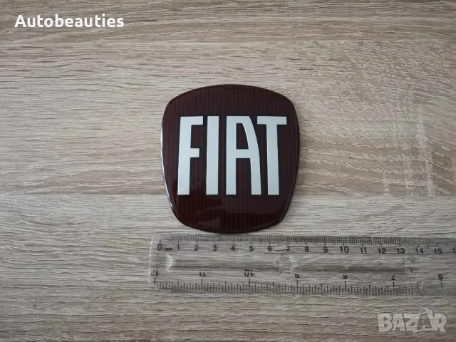 червена емблема Fiat малък размер, снимка 2 - Аксесоари и консумативи - 48646796