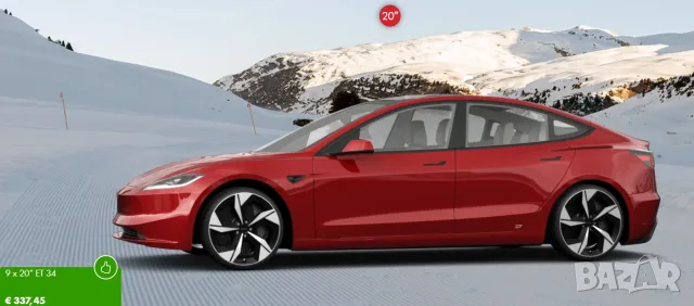 ДЖАНТА/ДЖАНТИ за TESLA MODEL 3 / 18" / 19" / 20"