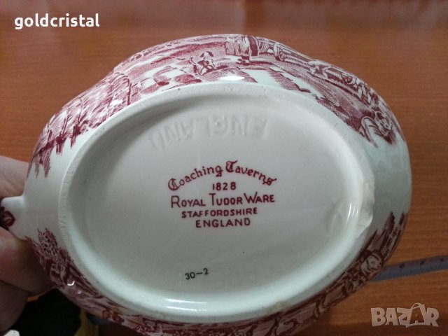 Английски порцелан сосиера , снимка 2 - Антикварни и старинни предмети - 40551955